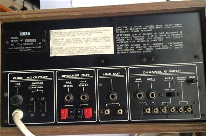 Korg-EM-570 Echo Mixer not perfect